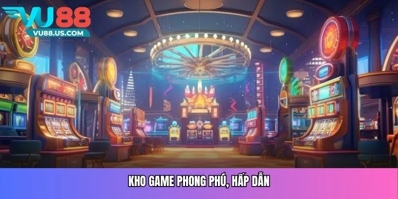 Kho game phong phú, hấp dẫn