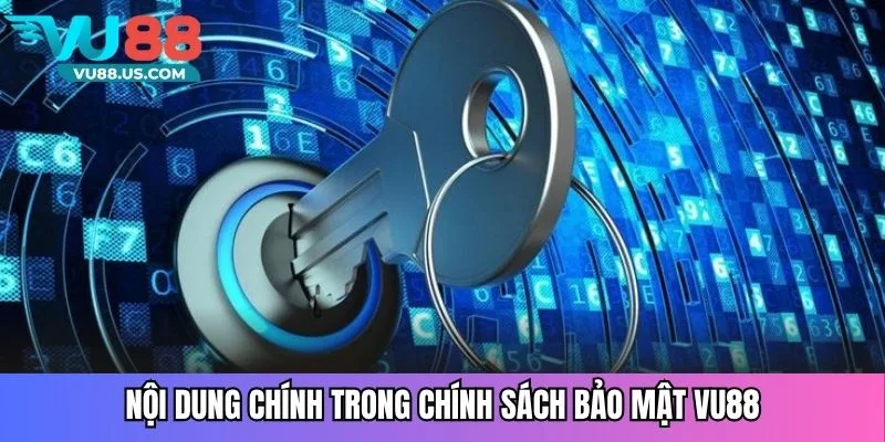 Nội dung chính trong chính sách bảo mật Vu88