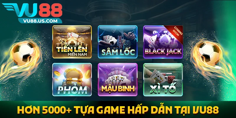 Vu88 57 Hơn 5000+ tựa game hấp dẫn