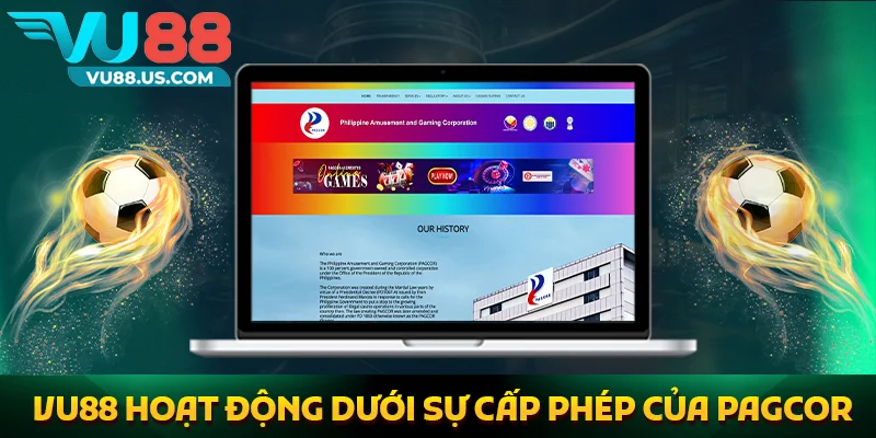 Vu88 54 Vu88 hoạt động dưới sự cấp phép của PAGCOR